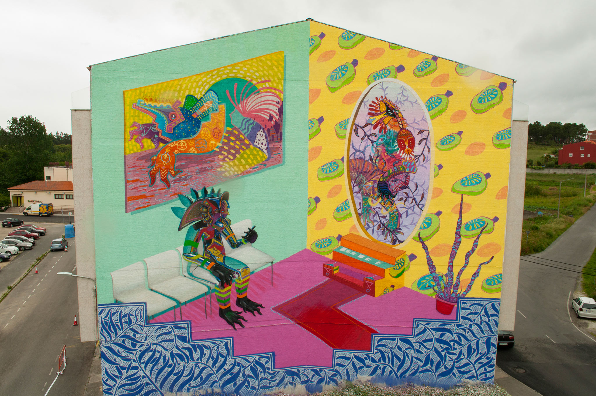 Foto principal mural Visitando o consultorio