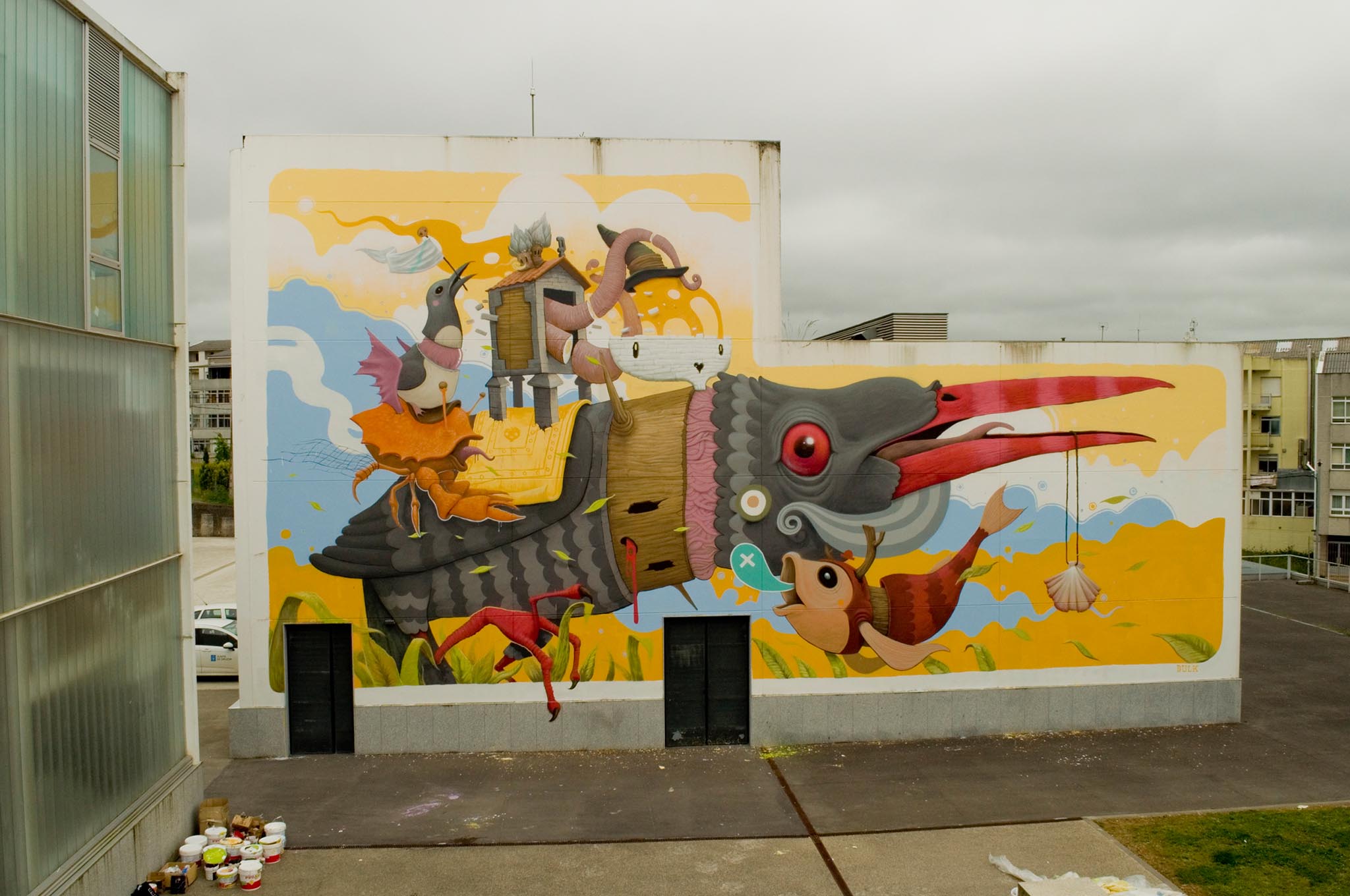 Foto principal mural Galician wildlife