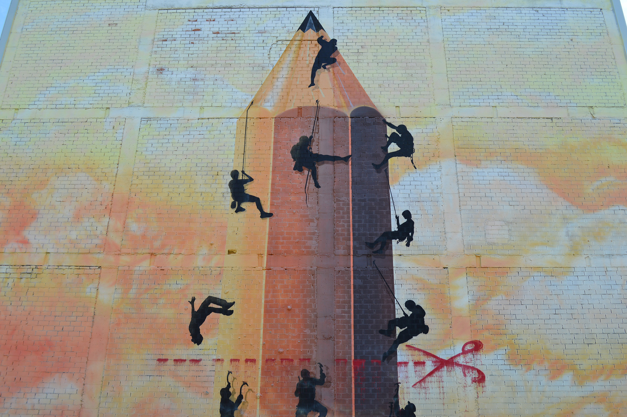 Foto principal mural O lapis do grafiteiro