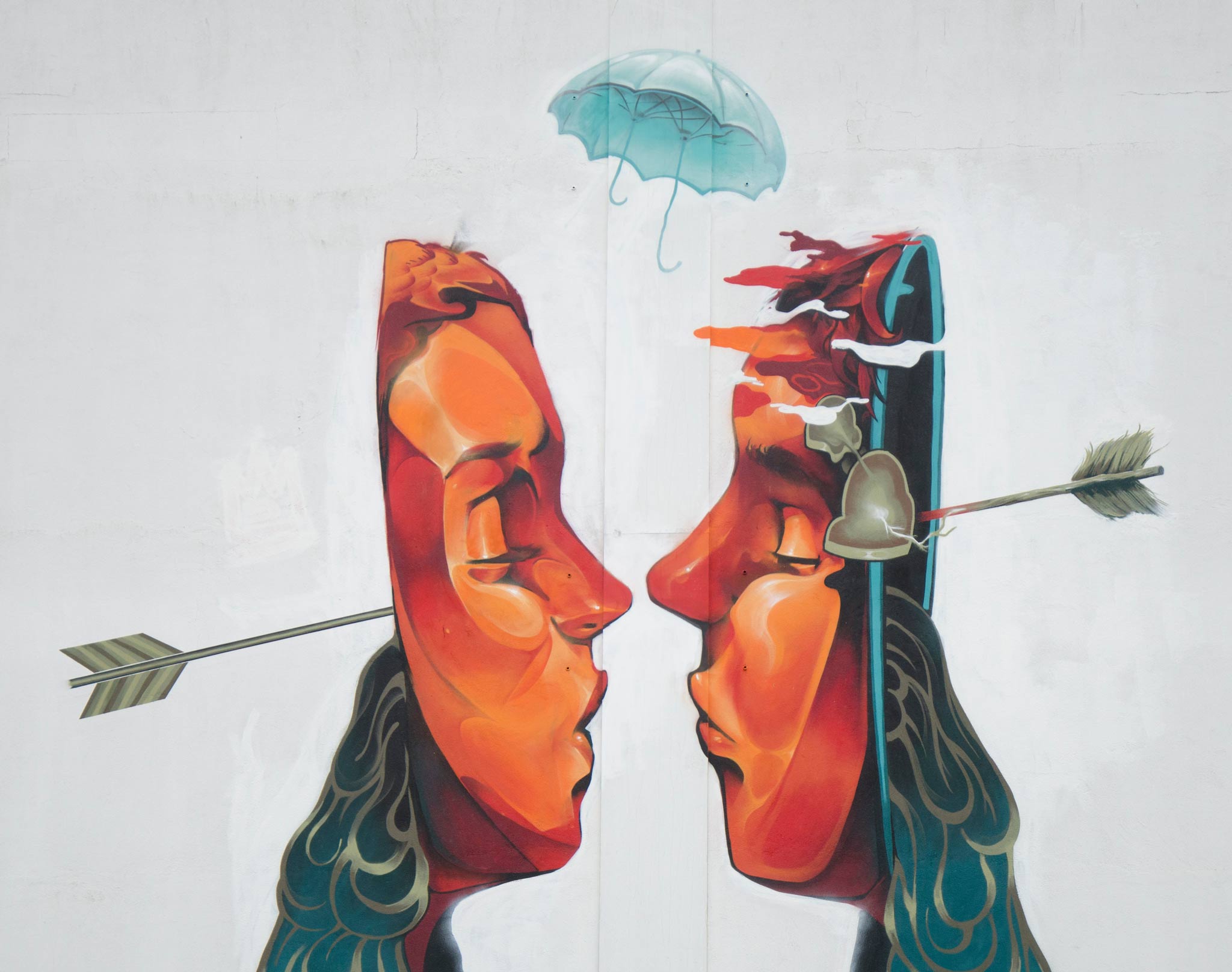 Foto principal mural O silencio no medio da tormenta