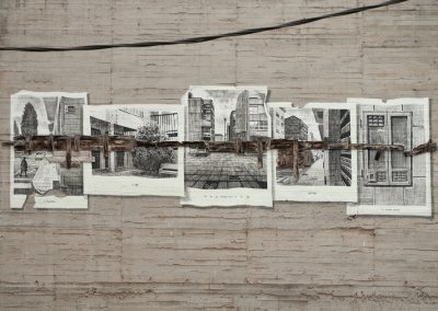 Tachar las pintadas de una calle - Daniel Muñoz, SAN