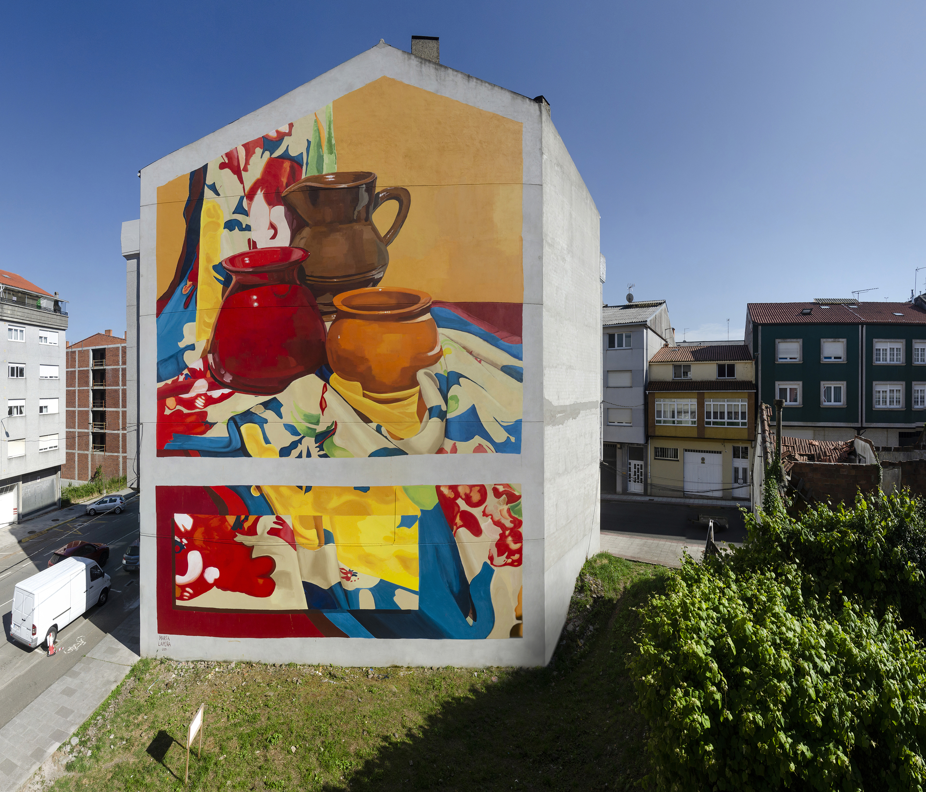 Homenaxe a Buño - Mural Marta Lapeña - FINAL